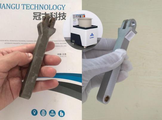 安全閥使用磁力研磨機(jī)去除刀紋